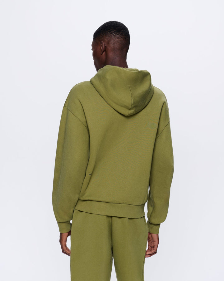 Mens DNA Heavyweight Zipped Hoodie—highland green