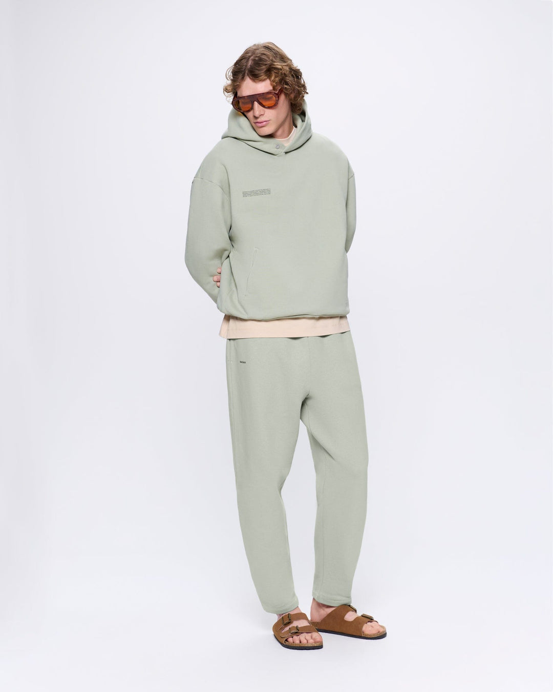 Mens DNA Hoodie—moss green