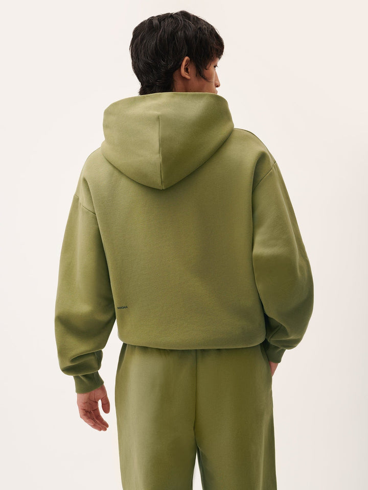 Mens DNA Heavyweight Zipped Hoodie—highland green