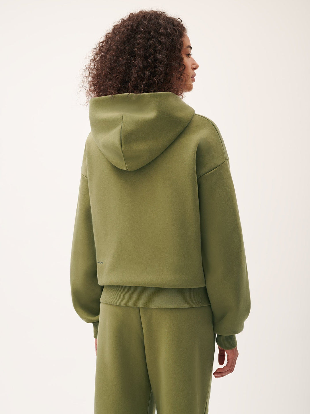Womens DNA Heavyweight Zipped Hoodie—highland green