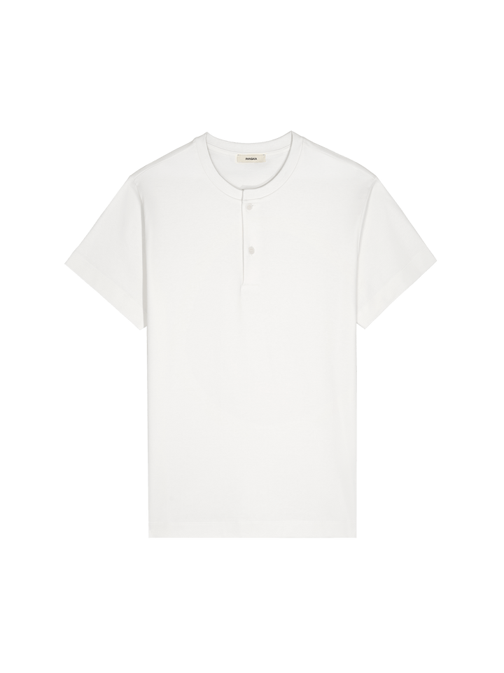 Womens DNA Henley T-Shirt—off-white