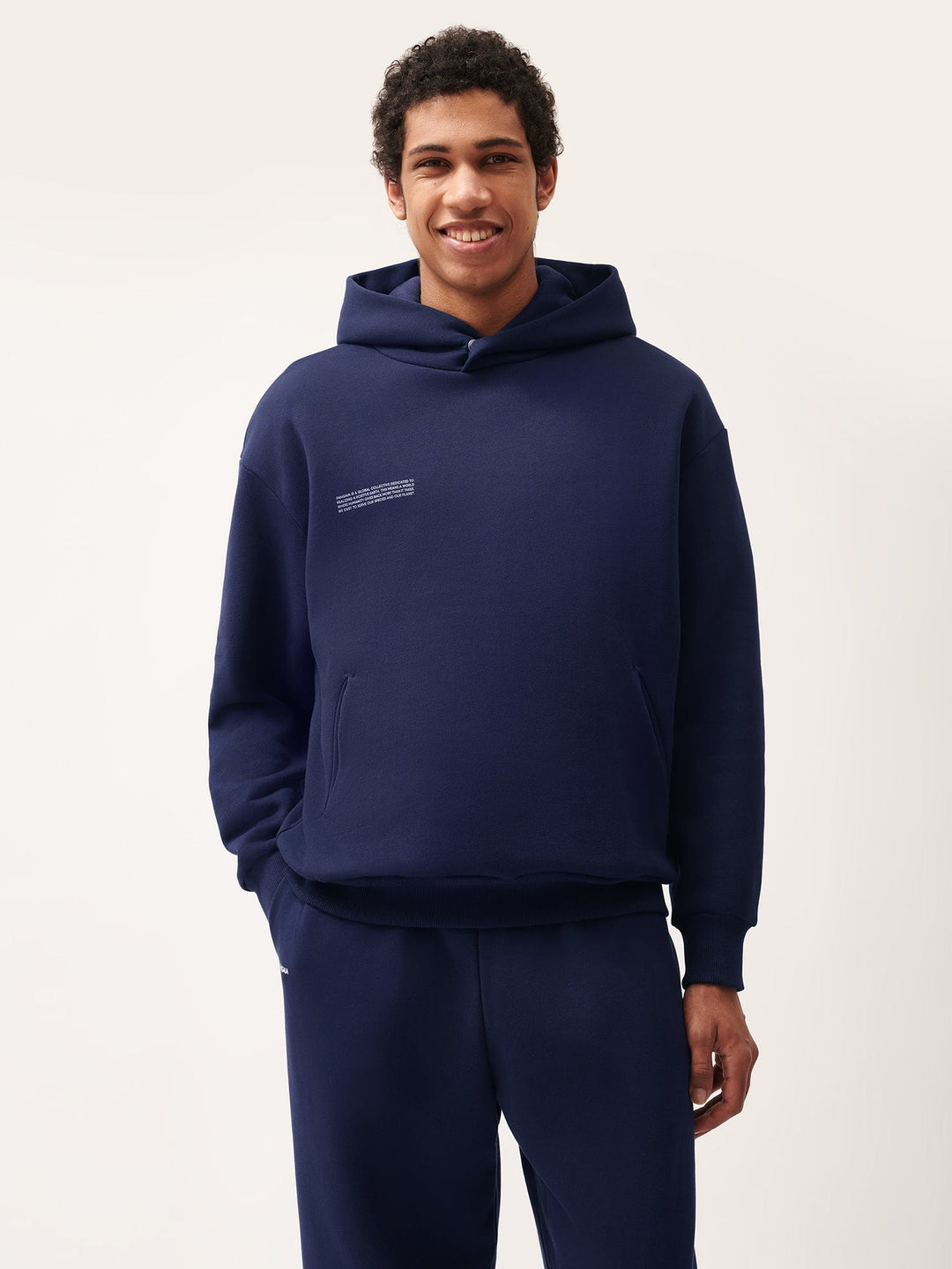 Mens DNA Hoodie—navy