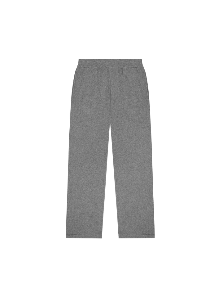 Womens DNA Knitted Straight Leg Track Pants—grey marl