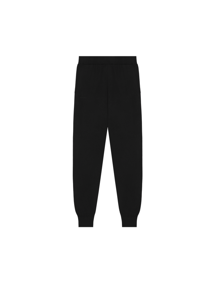 Womens DNA Knitted Track Pants—black