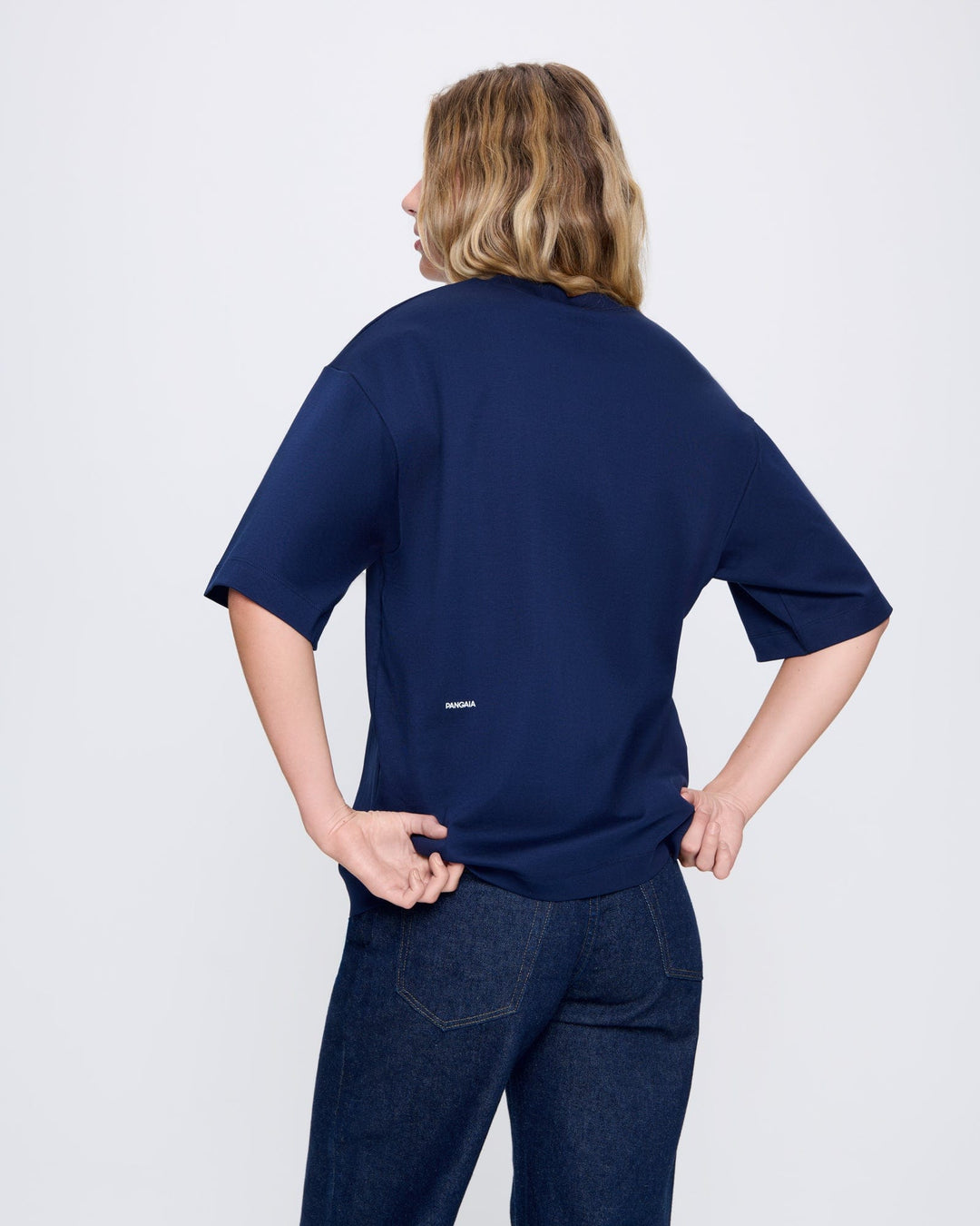 Womens DNA Oversized T-Shirt—navy