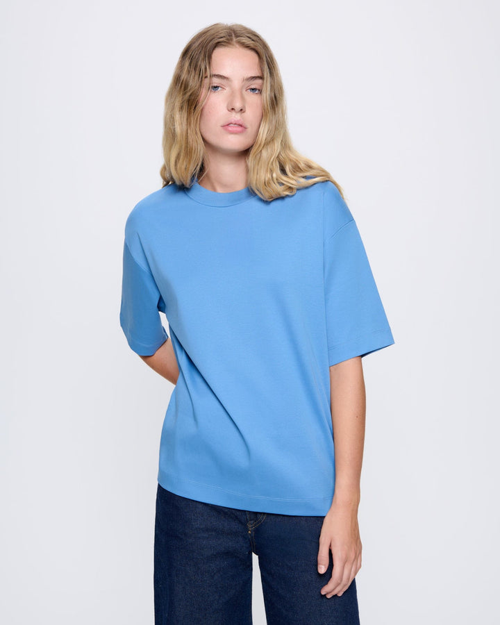 Womens DNA Oversized T-Shirt—summit blue