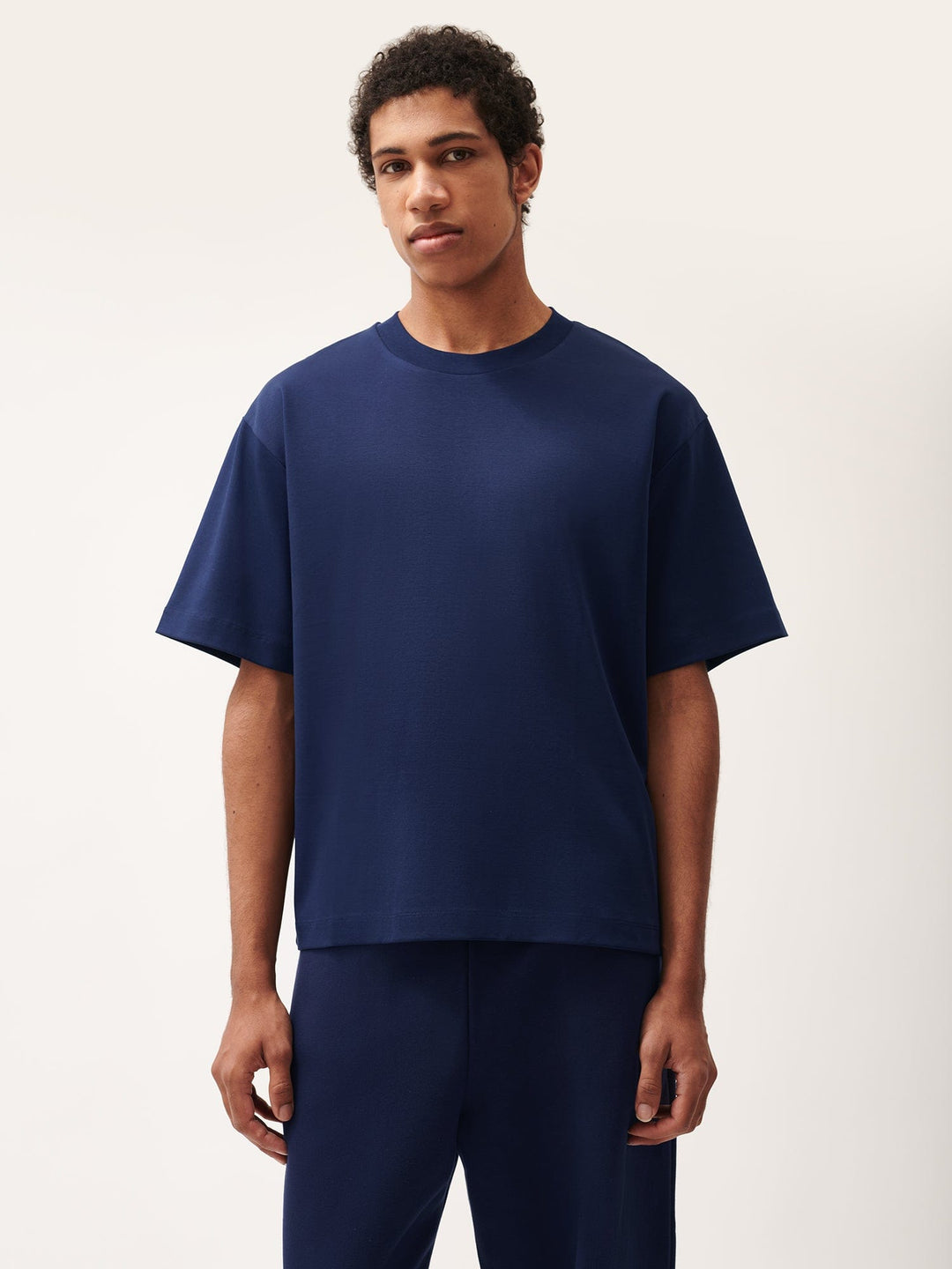 Mens DNA Oversized T-Shirt—navy
