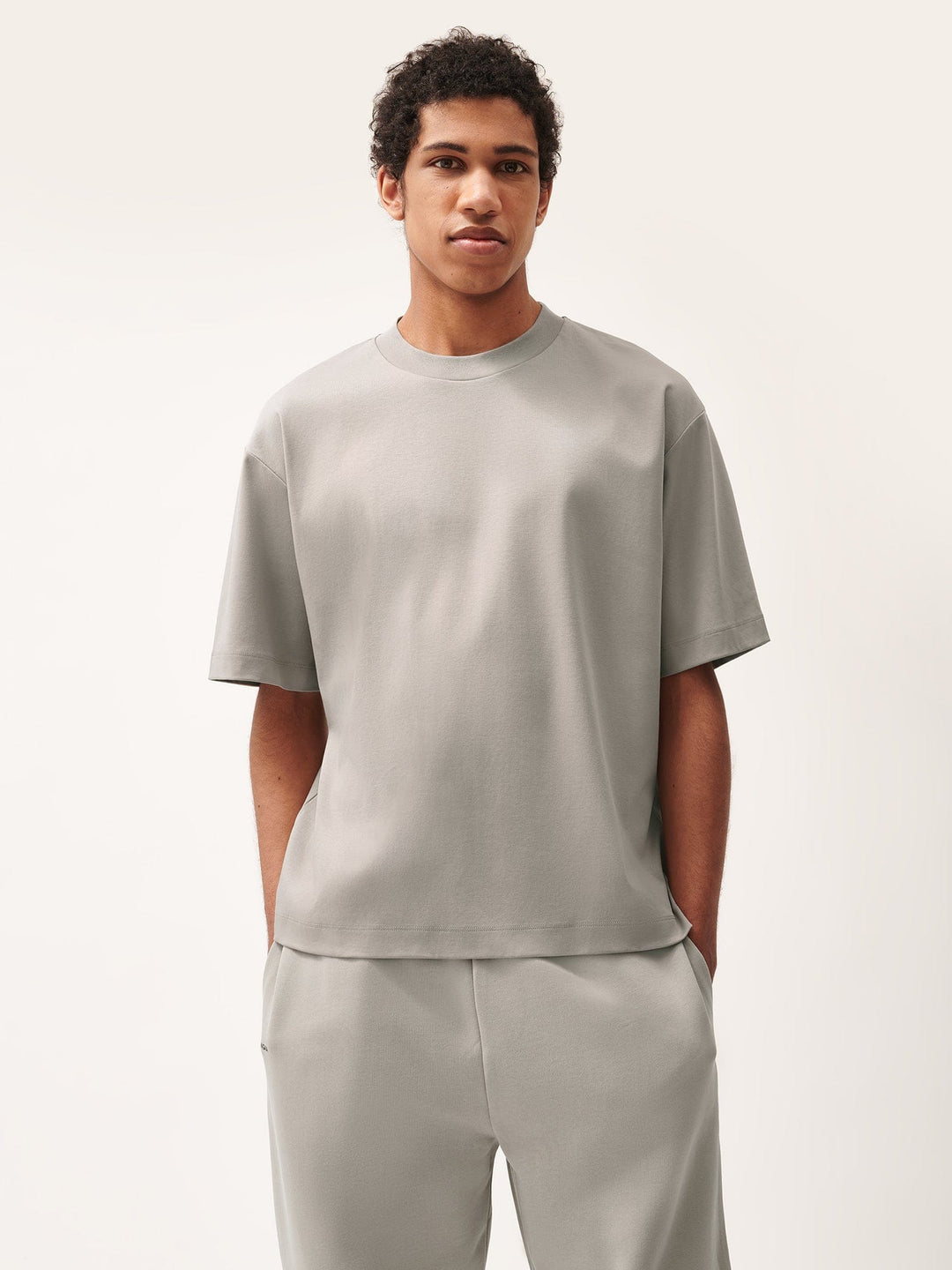 Mens DNA Oversized T-Shirt—stone
