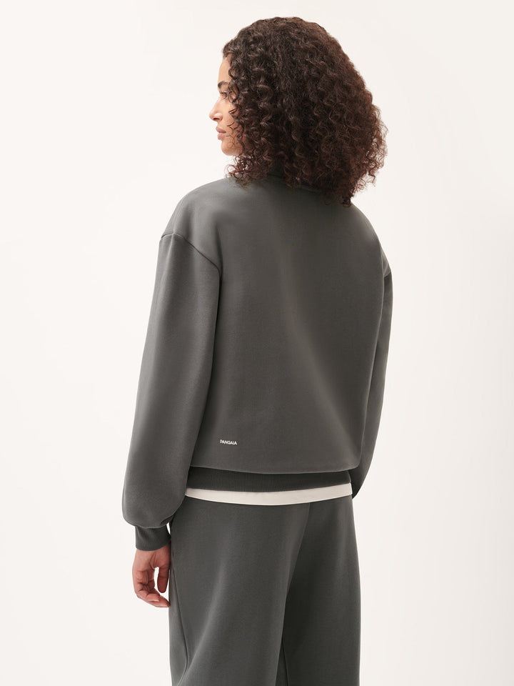 Womens DNA Heavyweight Polo Sweatshirt—atmosphere grey