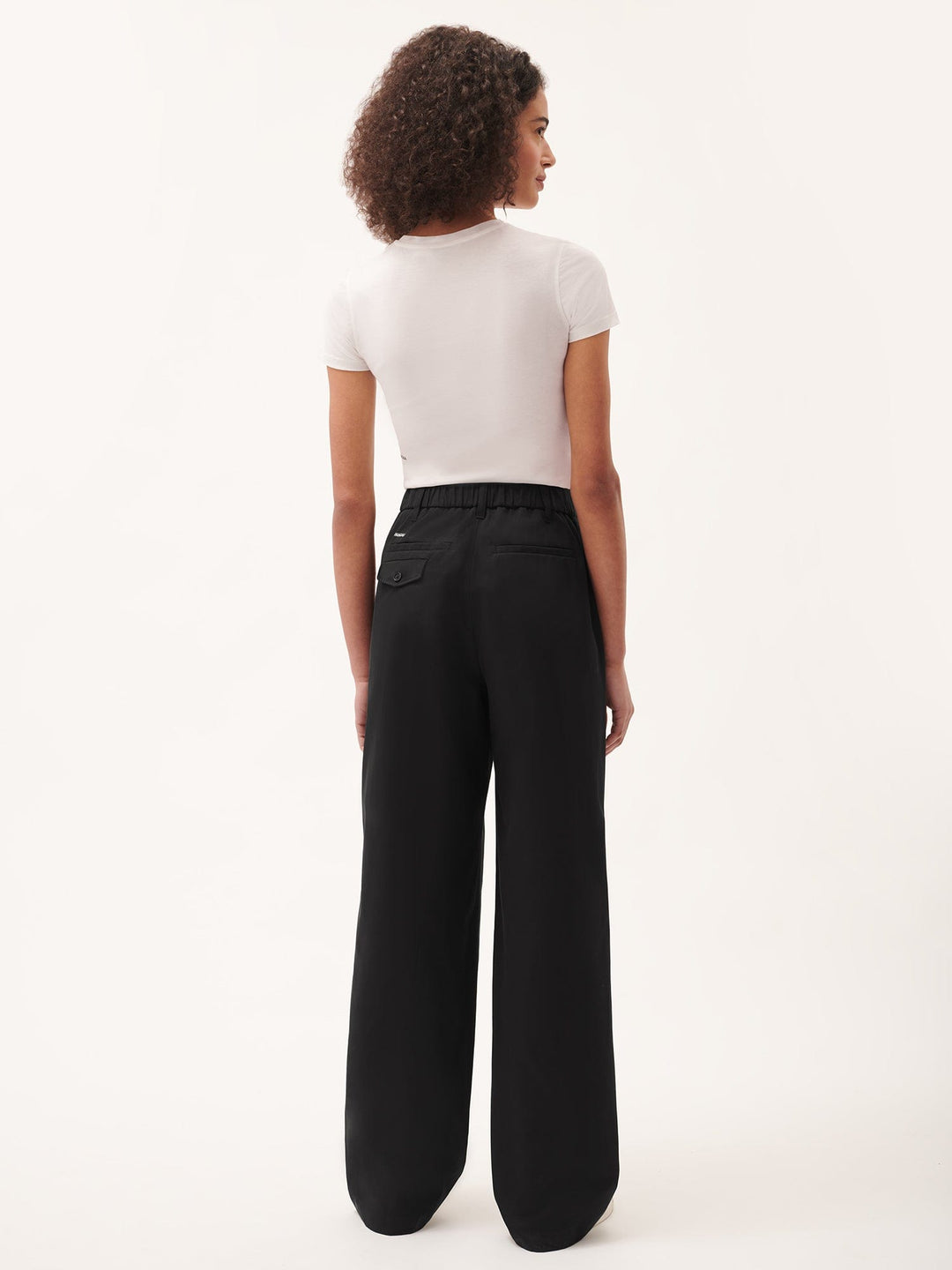 Womens DNA Straight Leg Trousers—black