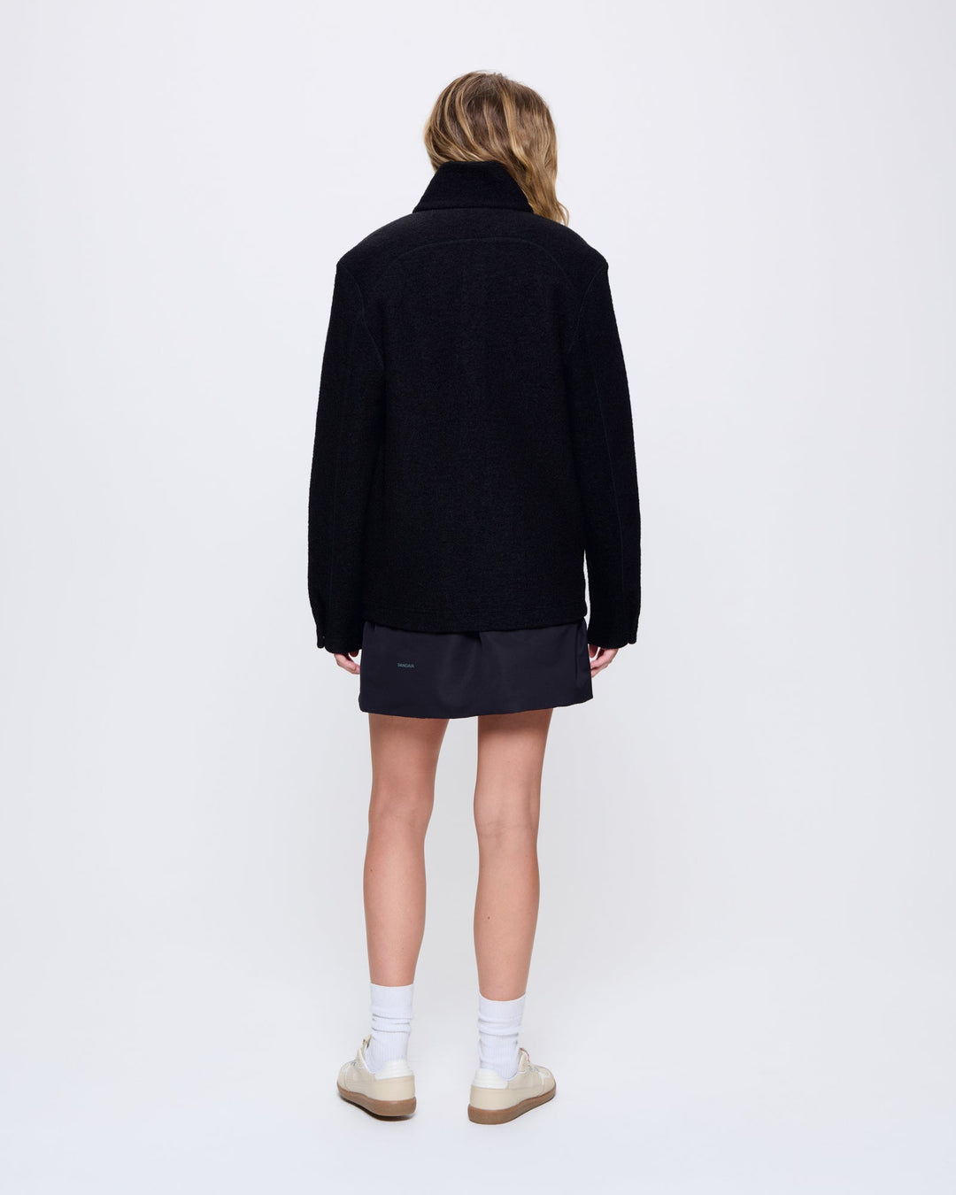 Womens DNA Utility Wool Jacket—black