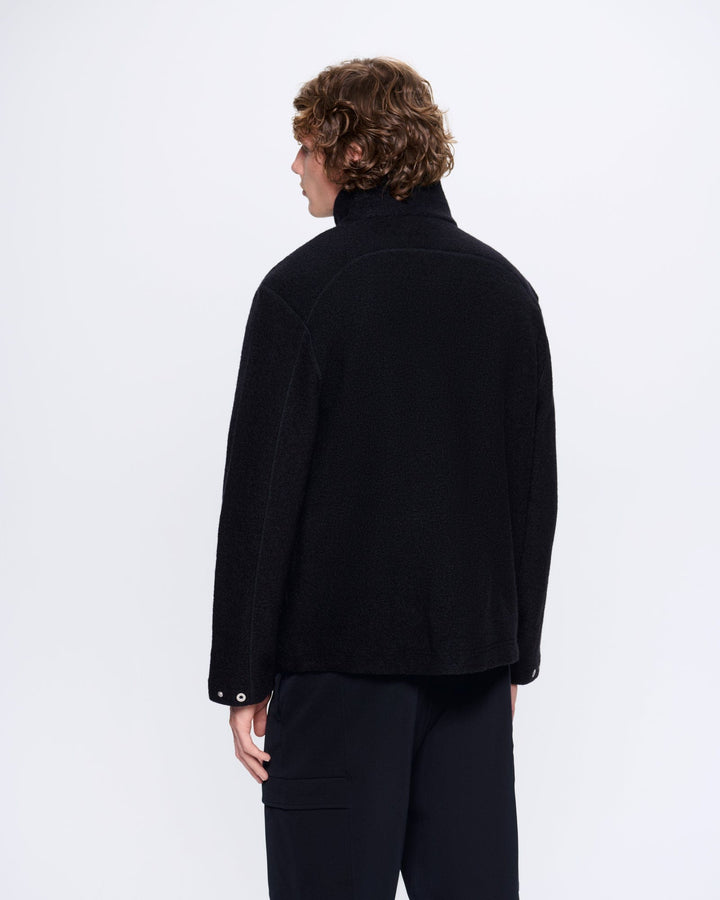 Mens DNA Utility Wool Jacket—black