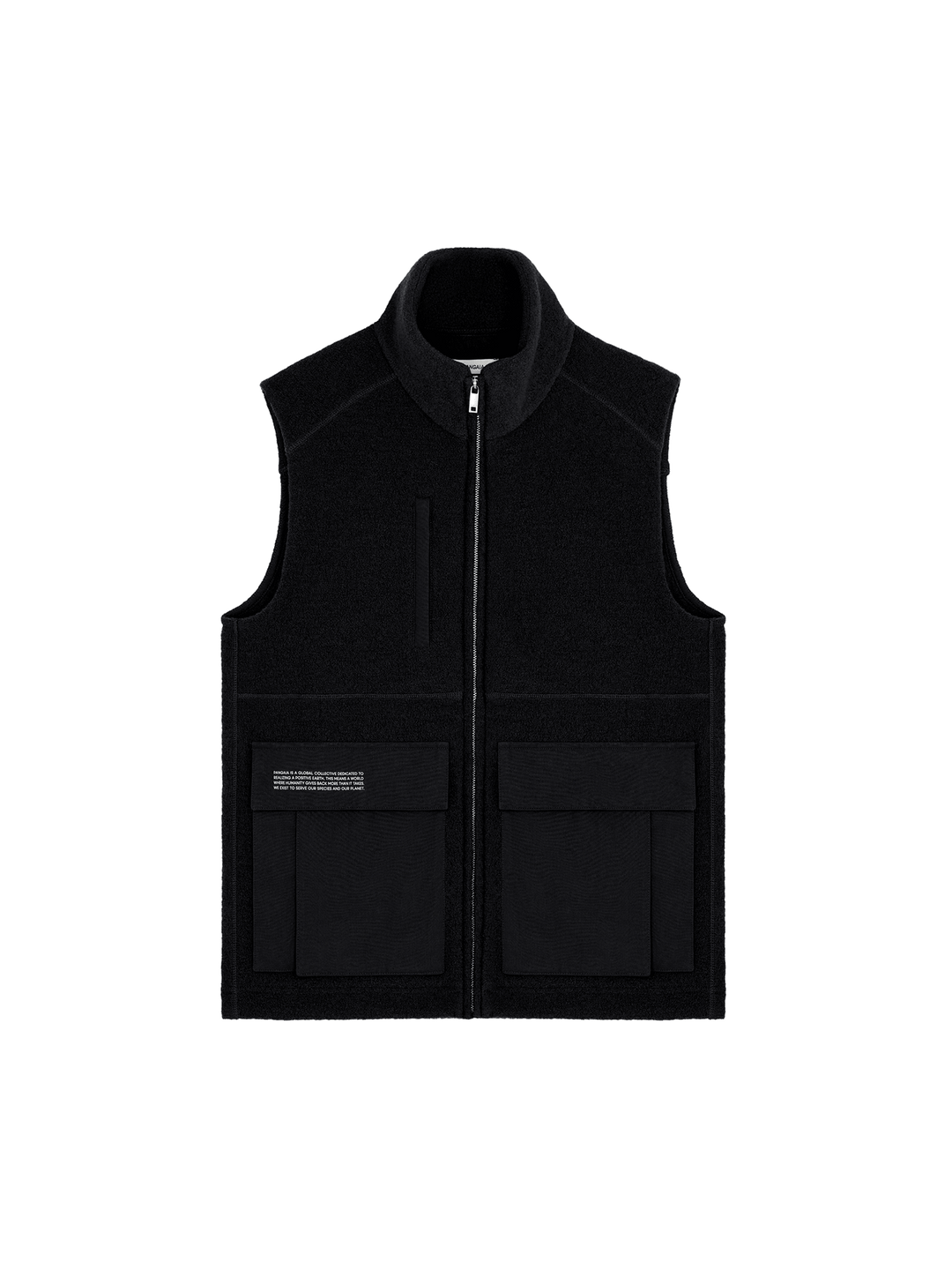 Men's DNA Utility Wool Gilet—black