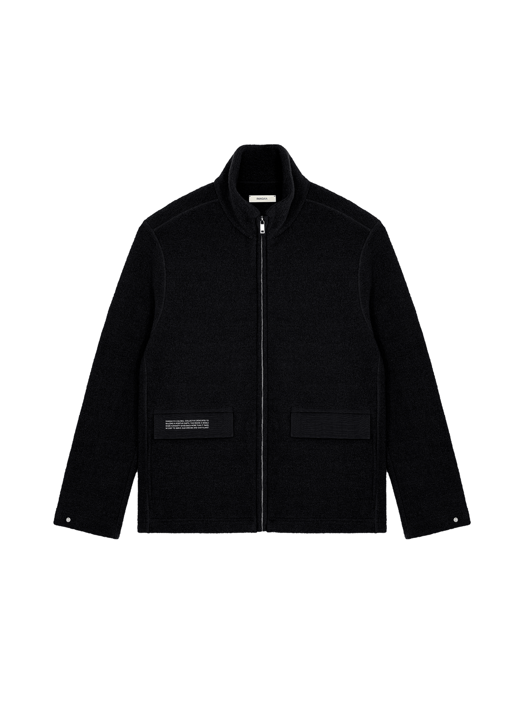 Mens DNA Utility Wool Jacket—black