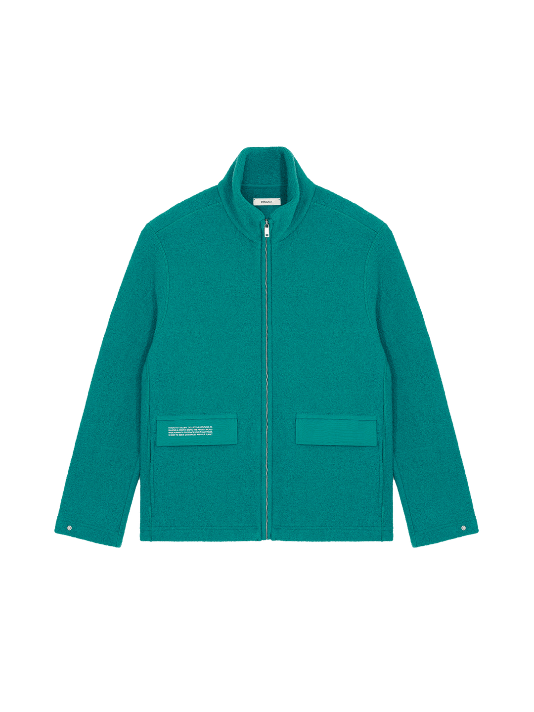Mens DNA Utility Wool Jacket—scarab teal