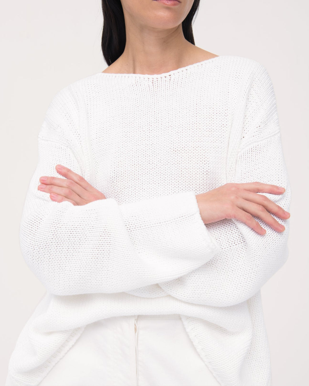 Draped Knit Sweater - Resale