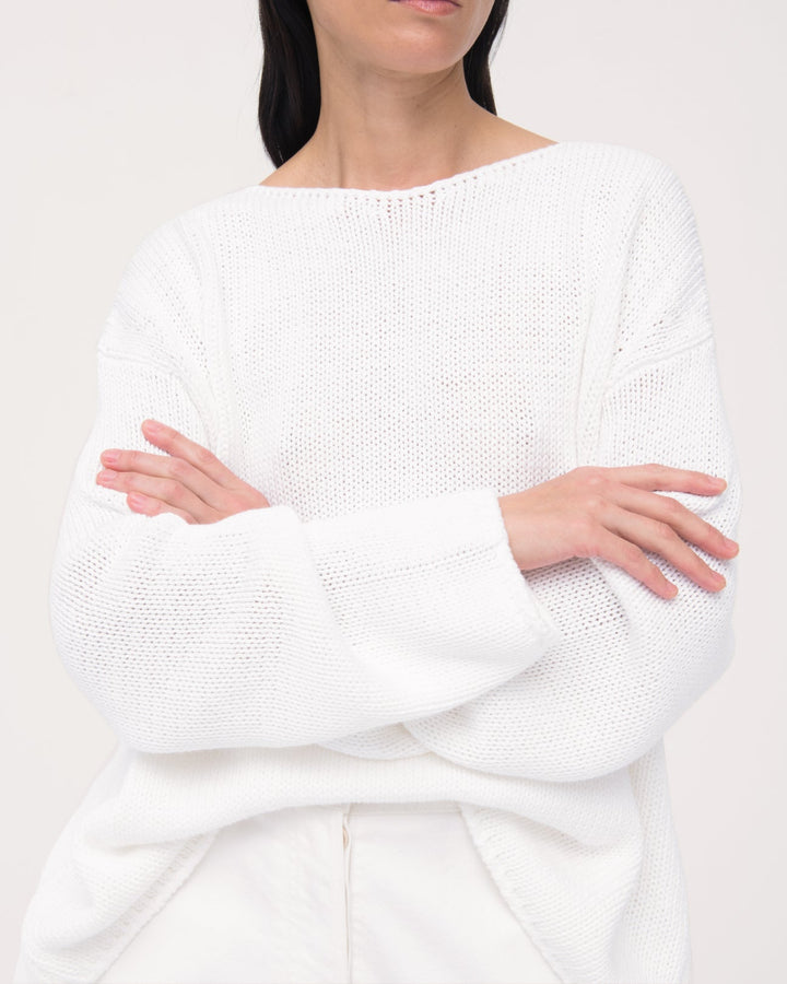 Draped Knit Sweater - Resale