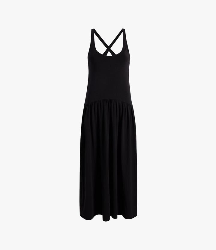 Dropwaist Gathered Tank Dress