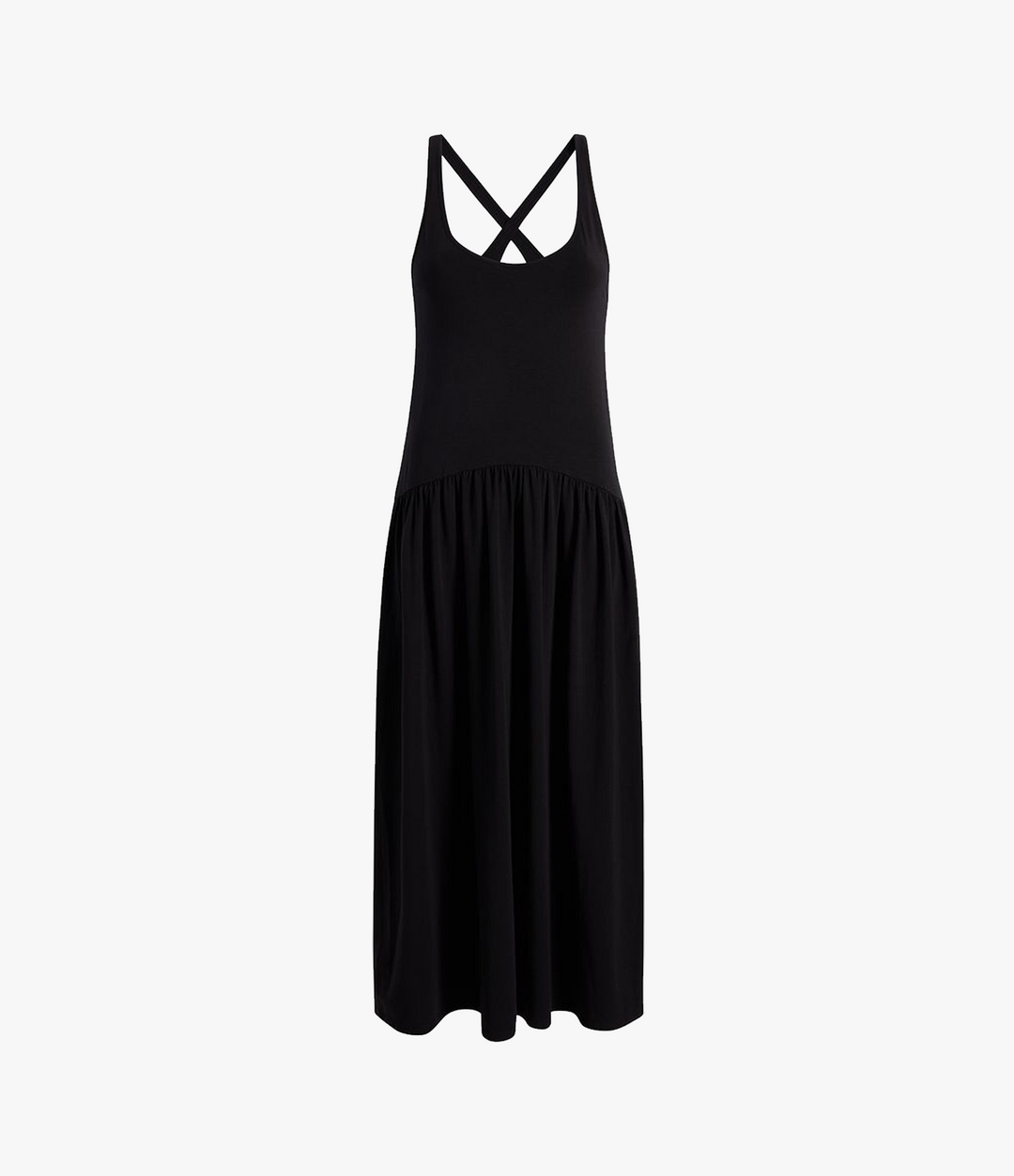 Dropwaist Gathered Tank Dress