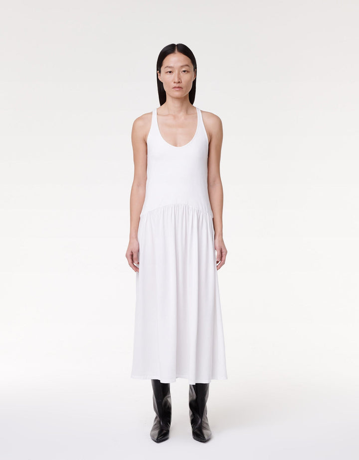 Dropwaist Gathered Tank Dress