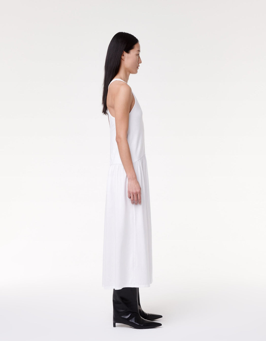 Dropwaist Gathered Tank Dress