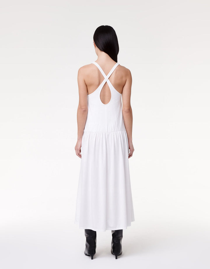 Dropwaist Gathered Tank Dress