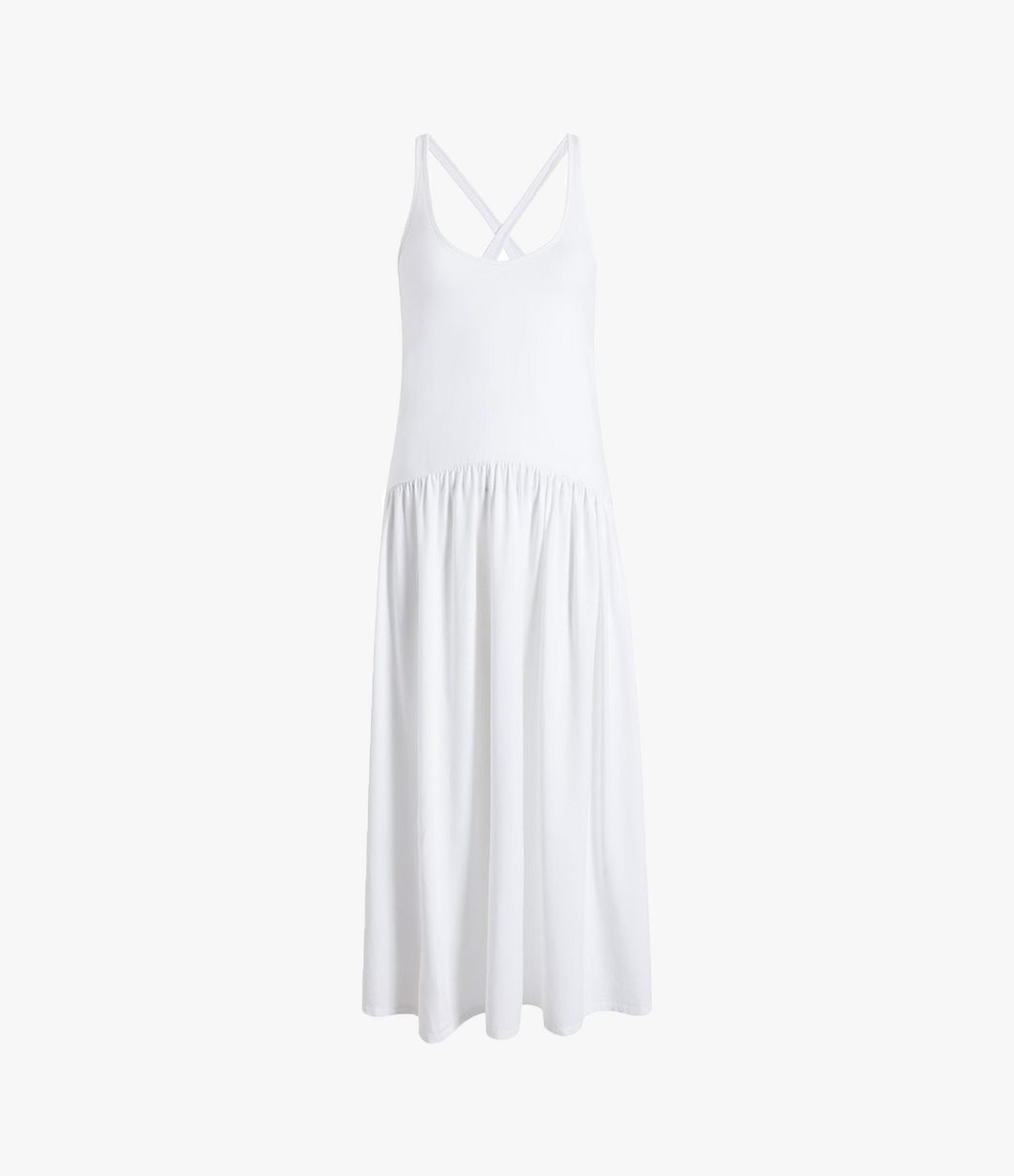Dropwaist Gathered Tank Dress