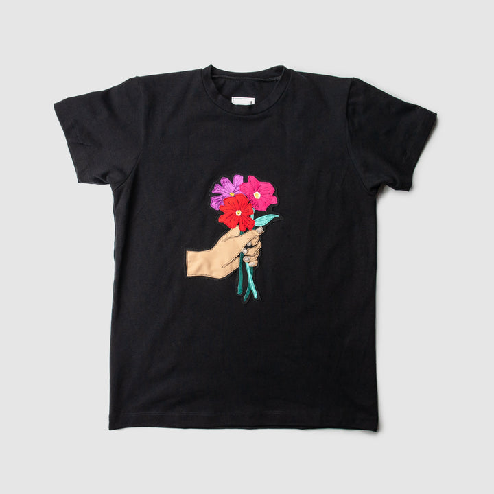 'sorry about fashion' short sleeve tee shirt