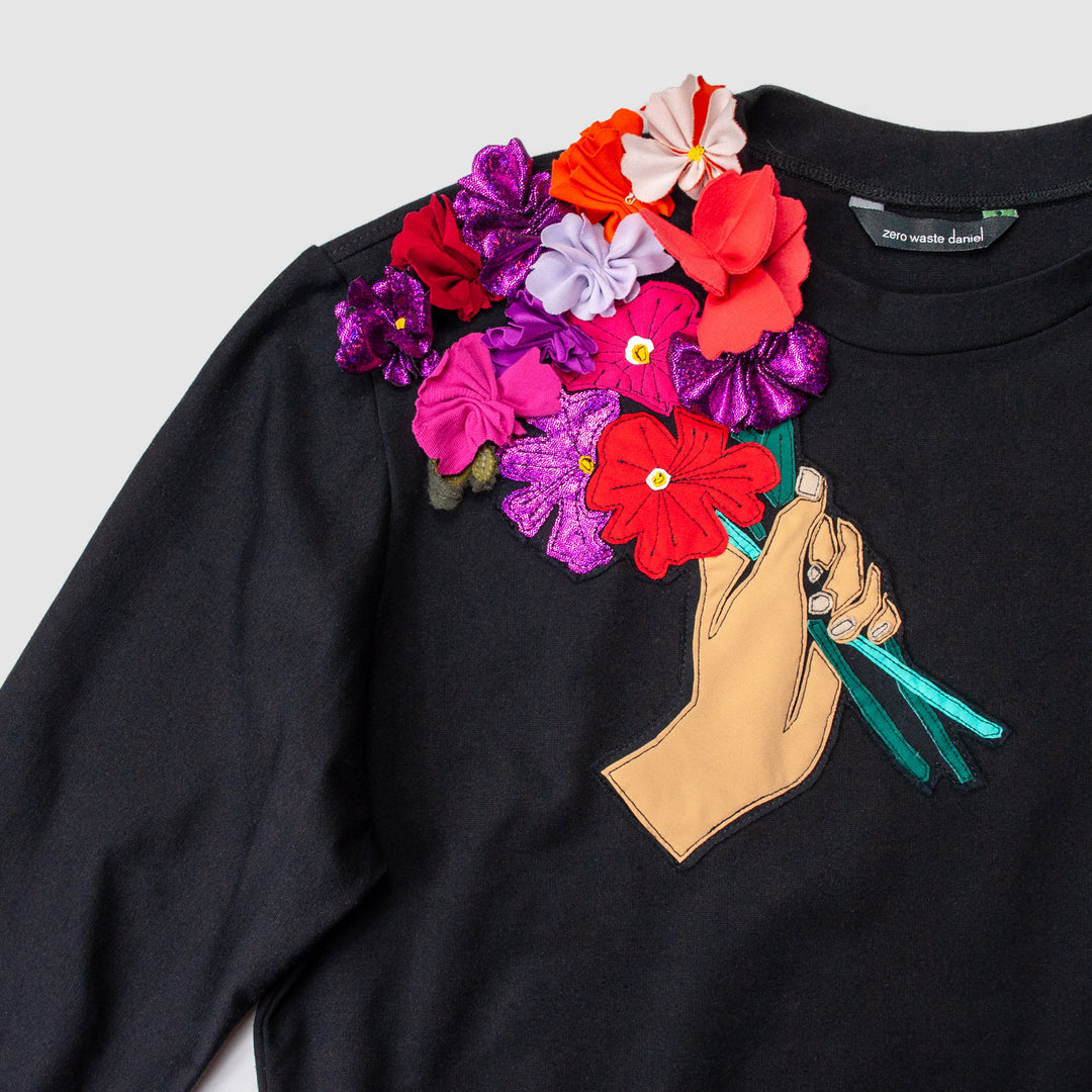 'sorry about fashion' crewneck sweatshirt