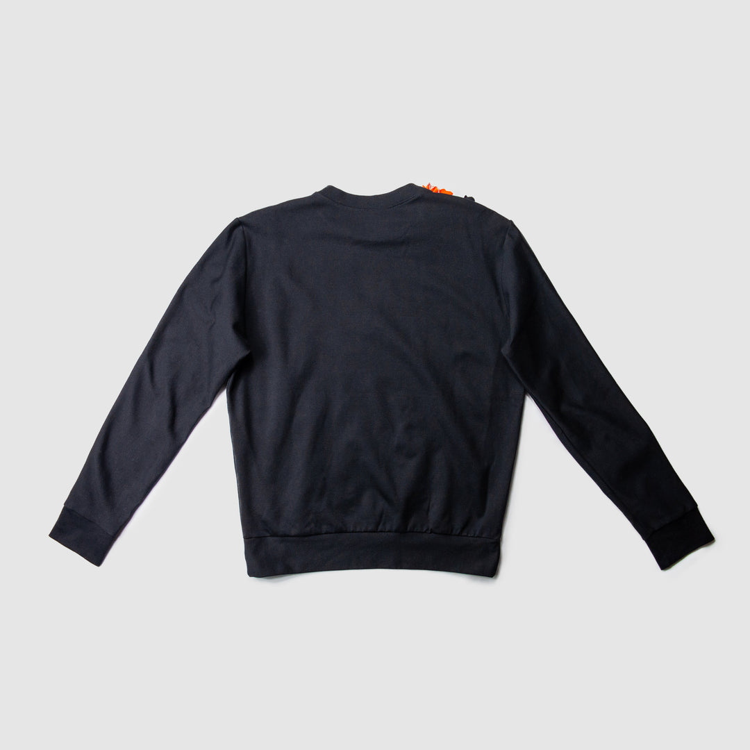 'sorry about fashion' crewneck sweatshirt