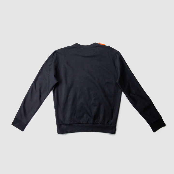 'sorry about fashion' crewneck sweatshirt