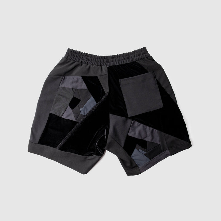 black 'all-over reroll' short