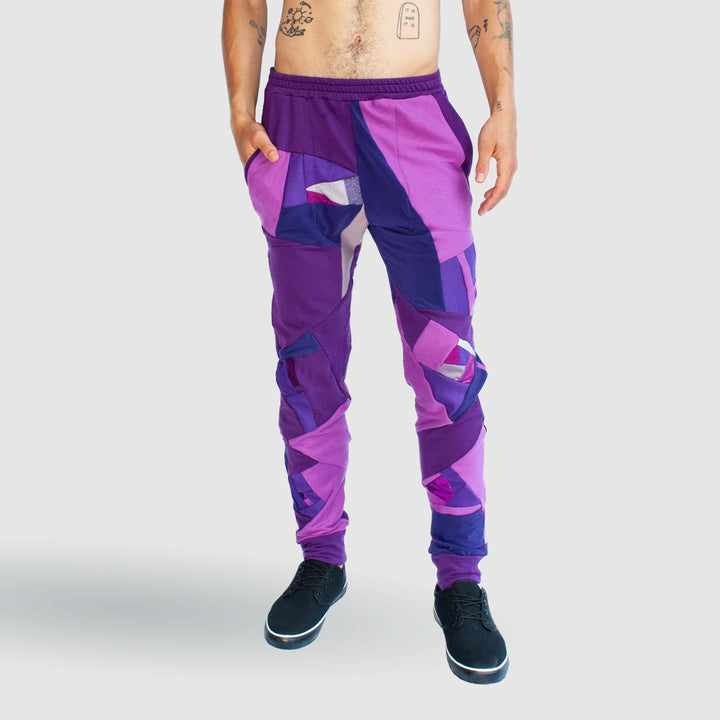 purple 'all-over reroll' jogger