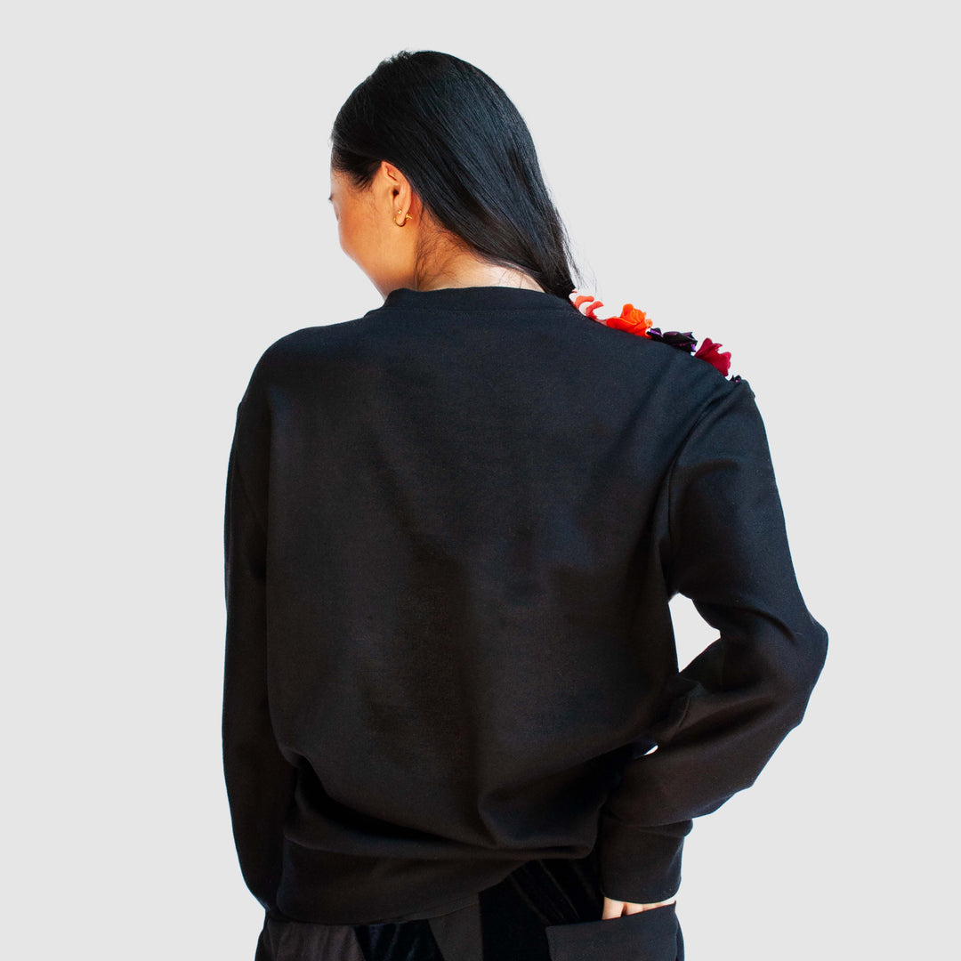 'sorry about fashion' crewneck sweatshirt