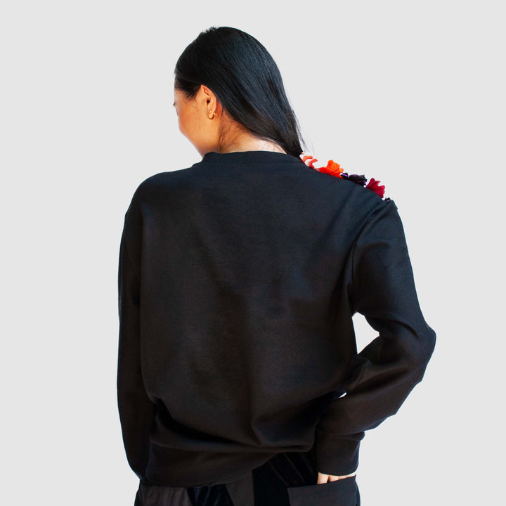 'sorry about fashion' crewneck sweatshirt