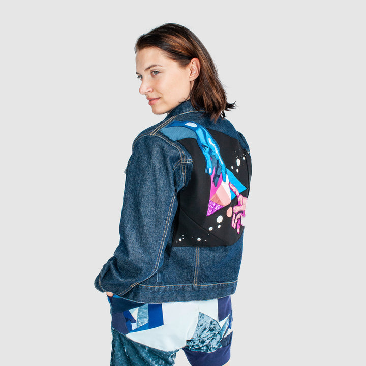 denim 'creation' jacket