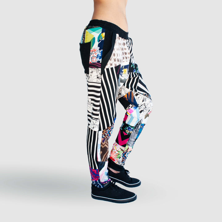 mixed print 'all-over reroll' bundle (sweatshirt + jogger)