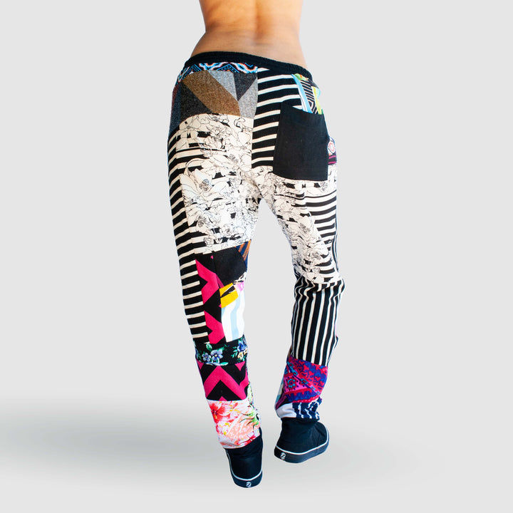 mixed print 'all-over reroll' bundle (sweatshirt + jogger)