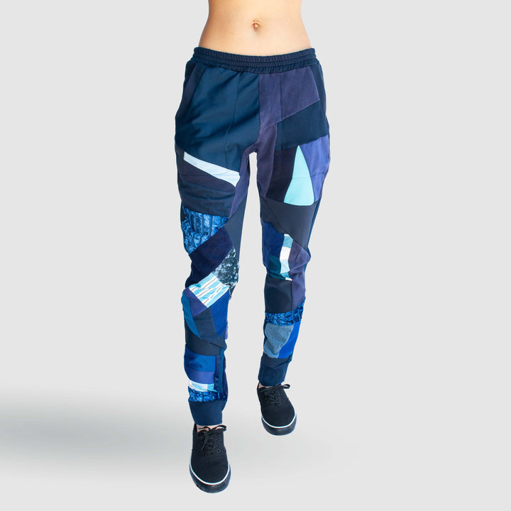 blue 'all-over reroll' jogger