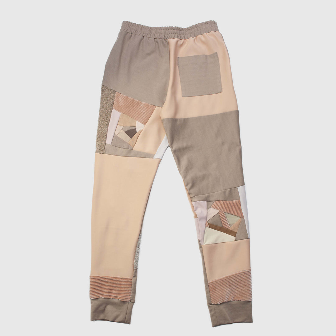 Khaki 'all-over reroll' jogger