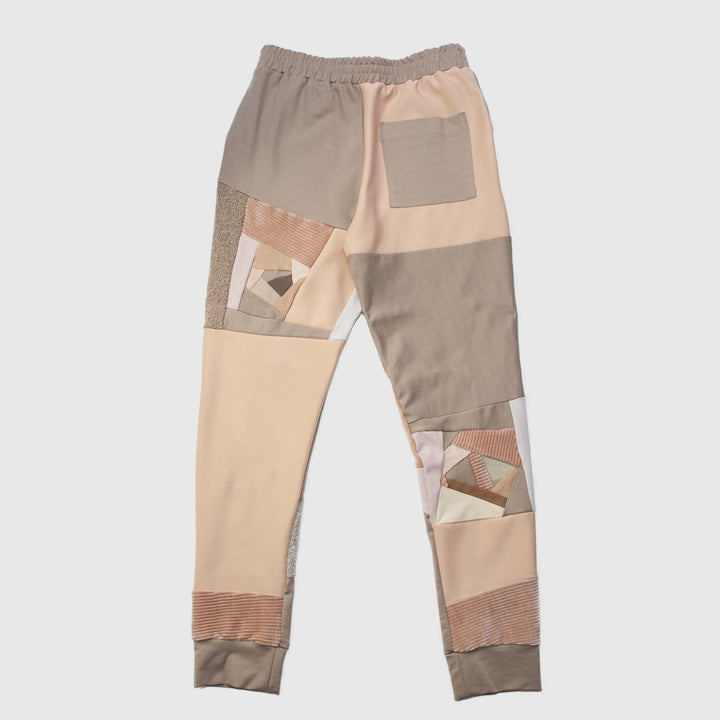 Khaki 'all-over reroll' jogger