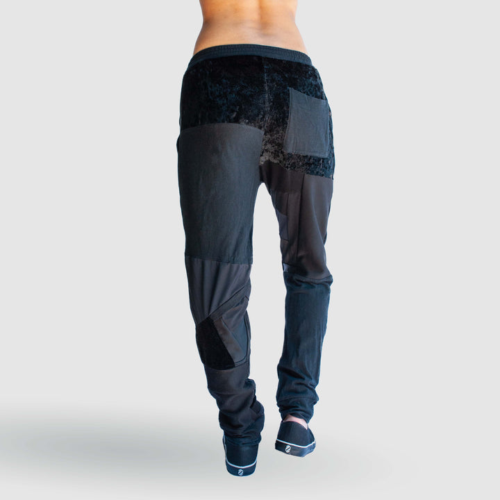 black  'all-over reroll' bundle (sweatshirt + jogger)