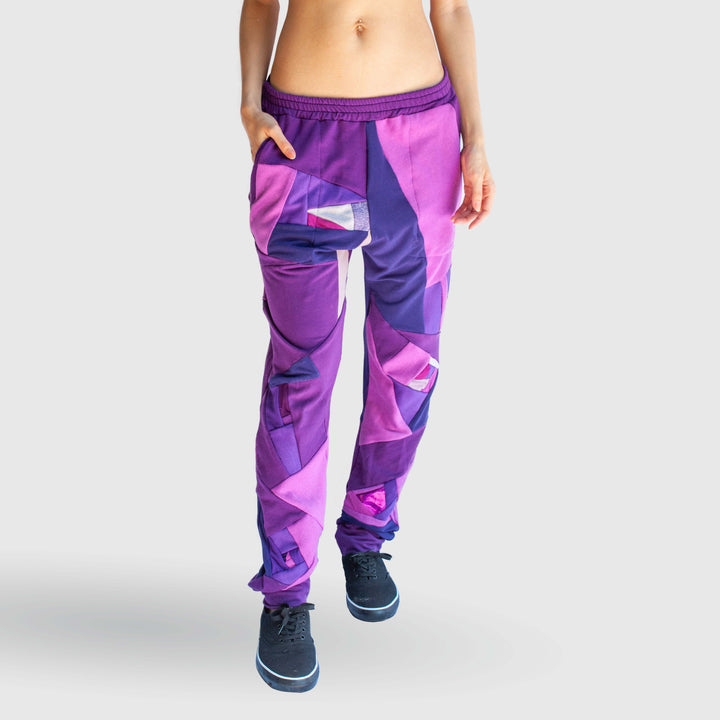 purple 'all-over reroll' jogger
