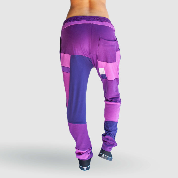 purple 'all-over reroll' jogger