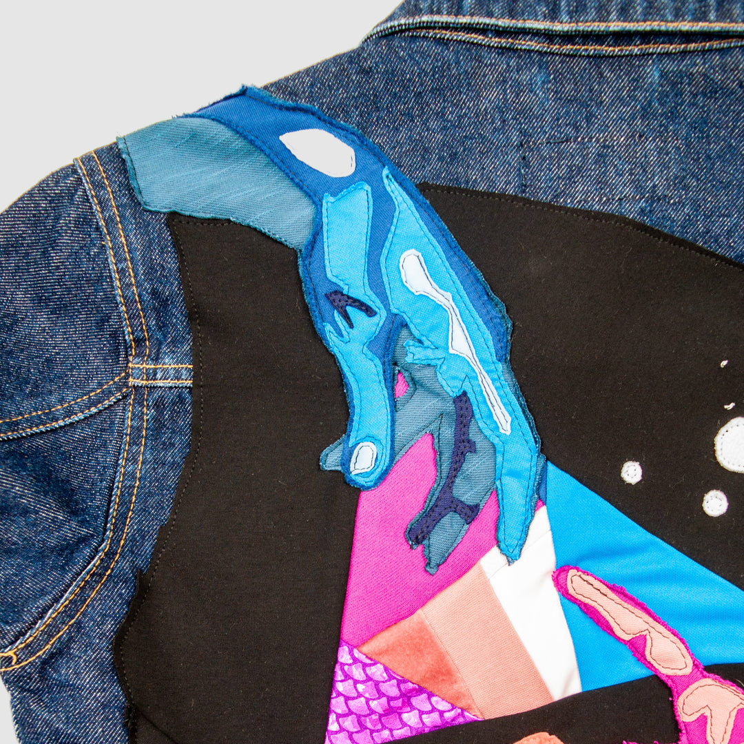 denim 'creation' jacket