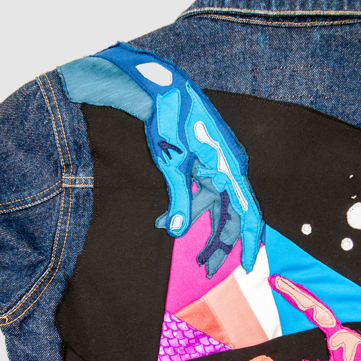 denim 'creation' jacket