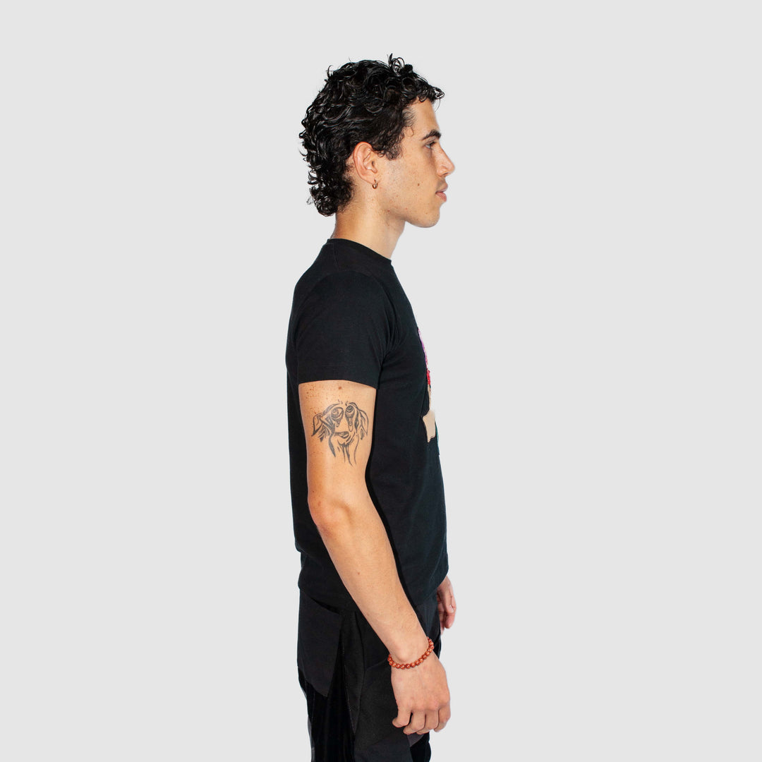 'sorry about fashion' short sleeve tee shirt