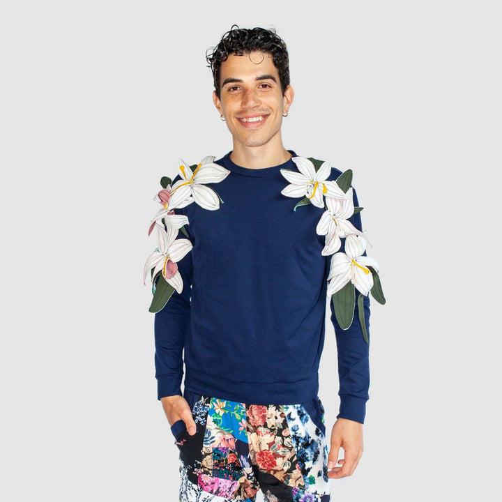 'groundbreaking florals' crewneck sweatshirt