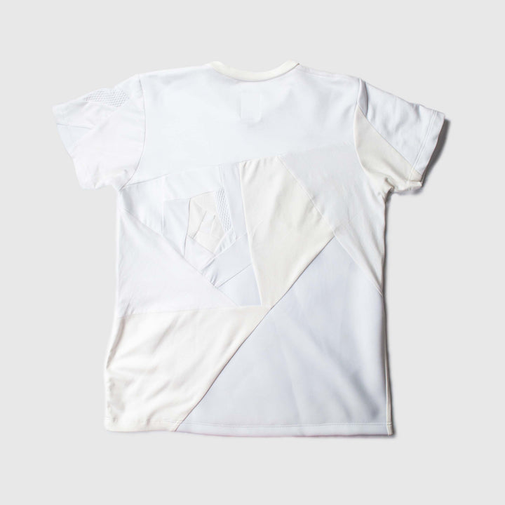 white 'all-over reroll' short sleeve tee shirt