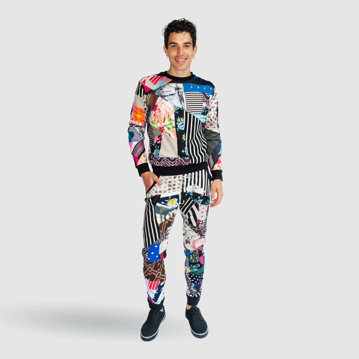 mixed print 'all-over reroll' MEGA bundle (sweatshirt + jogger + shorts + tee shirt)